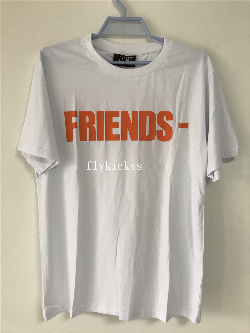 Vlone Friends White Orange T-Shirt